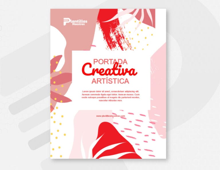 Portada Creativa en Rojo