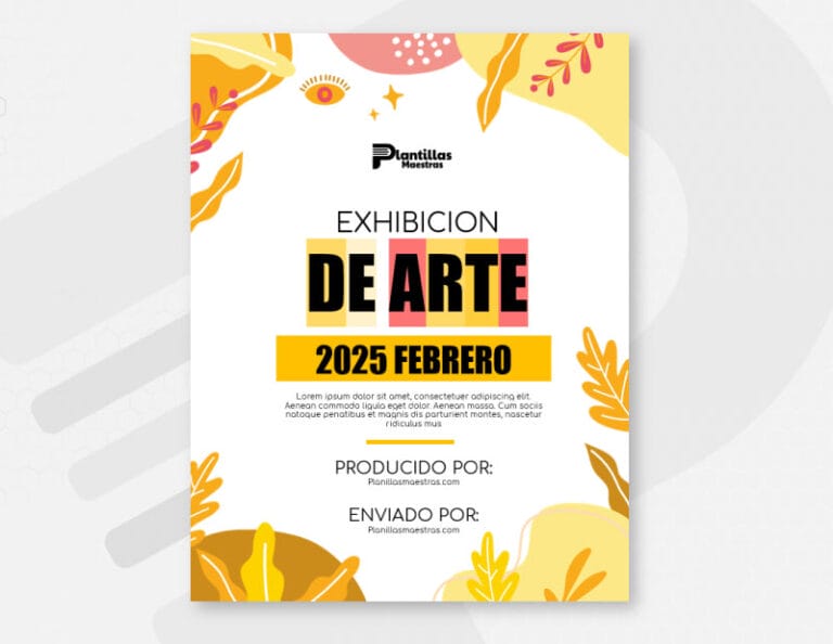 Portada Exhibición de Arte Amarillo