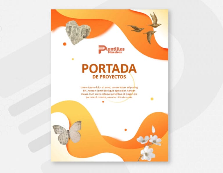 Portada Abstracta Aesthetic Naranja